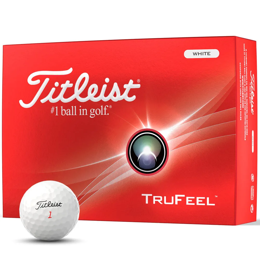 Great Value Titleist TruFeel Golf Balls - White - 12 Pack Must-Have, Senior golf clubs
