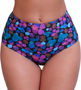 Halcurt Women's High Waisted Swim Bottoms Swimsuit Full Coverage Bikini Bottoms