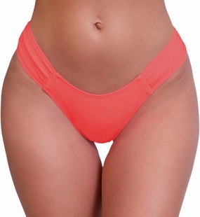 Halcurt Women's Low Waisted Bikini Bottoms Ruched Side Swimsuit Bottoms Swim Briefs