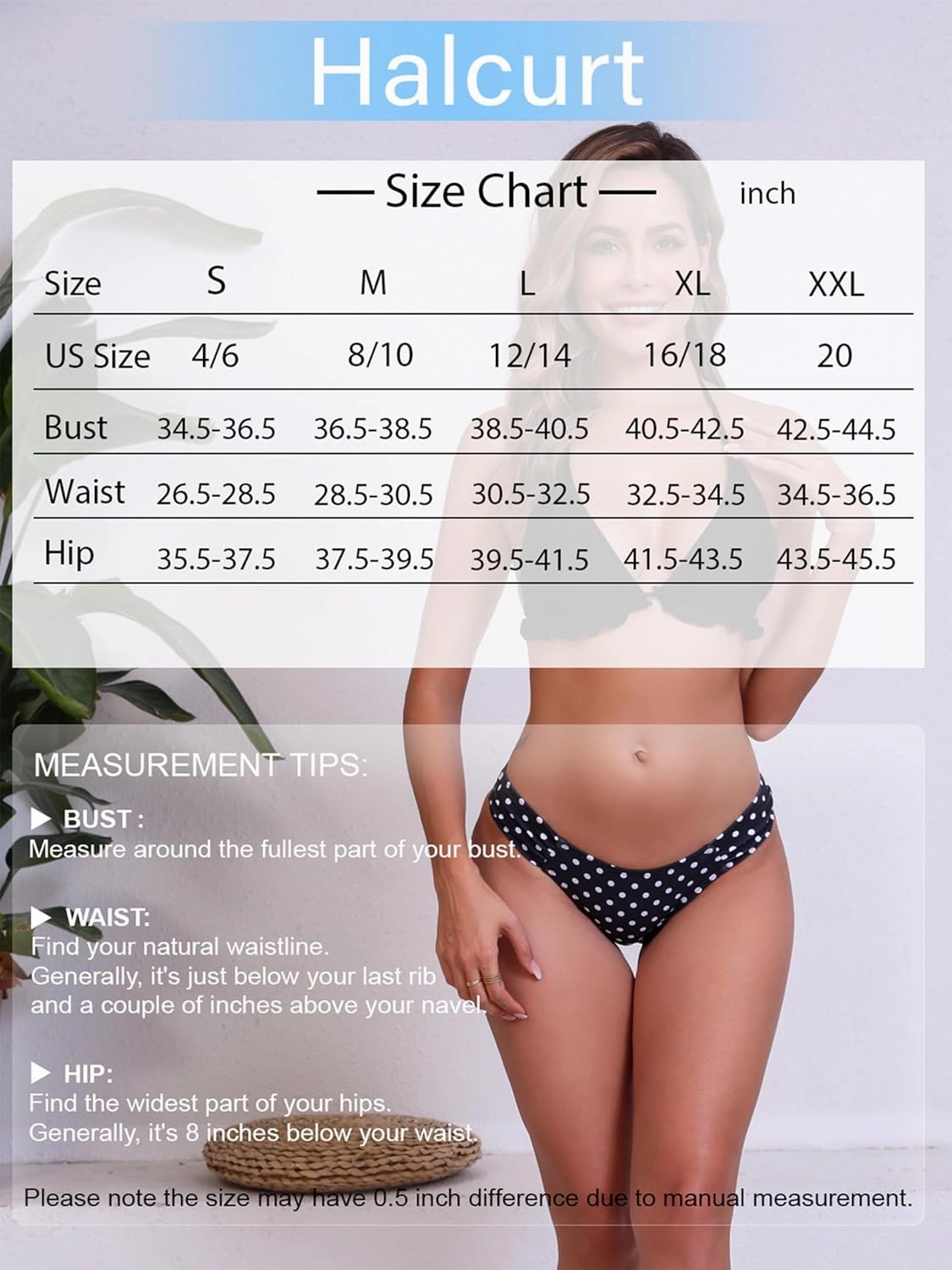 Halcurt Women's Low Waisted Bikini Bottoms Ruched Side Swimsuit Bottoms Swim Briefs