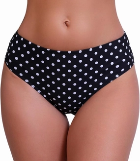 Halcurt Women's Mid Waisted Bikini Swimsuit Bottoms Full Coverage Swim Bottoms