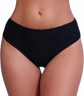 Halcurt Women's Mid Waisted Bikini Swimsuit Bottoms Full Coverage Swim Bottoms