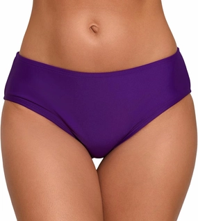 Halcurt Women's Mid Waisted Bikini Swimsuit Bottoms Full Coverage Swim Bottoms
