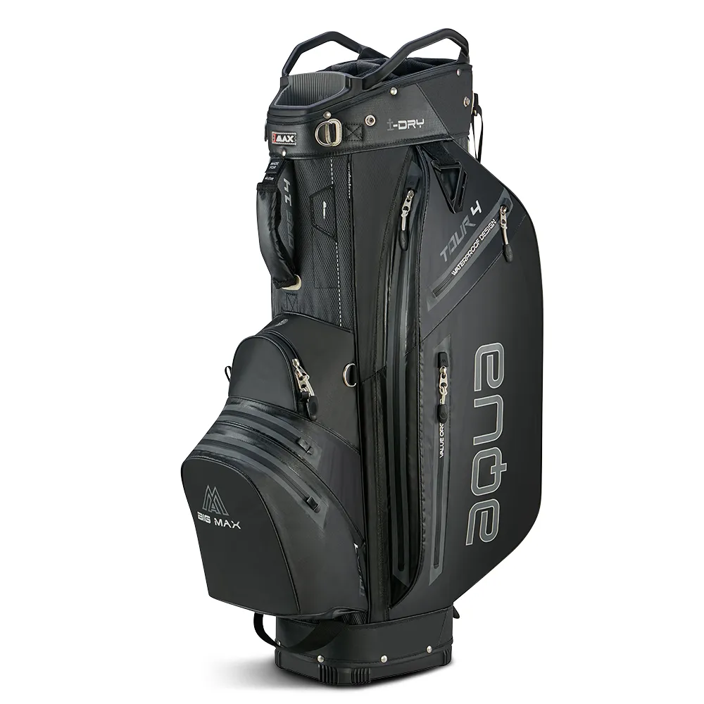 Handpicked for You Big Max Aqua Tour 4 Waterproof Cart Bag - Black Pick of the Season, Golf shoes for plantar fasciitis