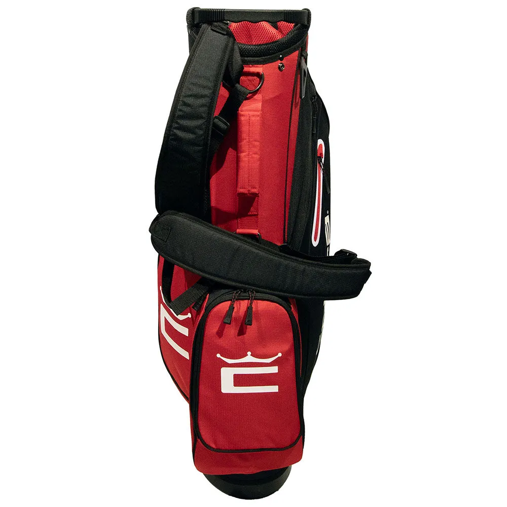 Cobra Signature Stand Bag - Bright White/High Risk Red/Puma Black, SPF 50 golf shirts