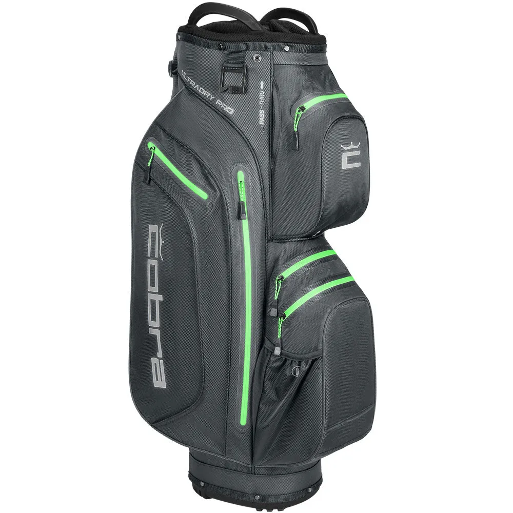 Handpicked for You Cobra Ultradry Pro Waterproof Cart Bag - Quiet Shade/Green Gecko Newly Launched, Golf scorecard holder