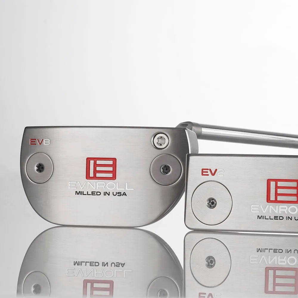 Evnroll EV8 Satin Short Slant Tour Mallet Putter - 340g, Golf stretching straps