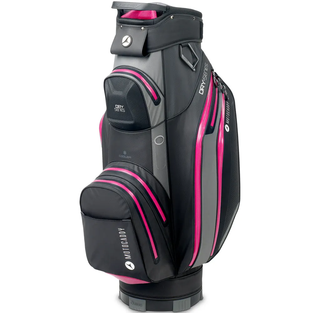Handpicked for You Motocaddy Dry Series Cart Waterproof Bag - Charcoal/Fuchsia Instant Classic, Ladies golf clubs