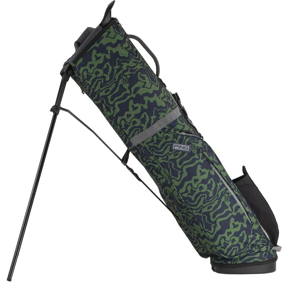 Ping Moonlander 244 Stand Bag - Navy/Green, Golf vest for men, Luxury golf accessories, Golf shaft flex chart