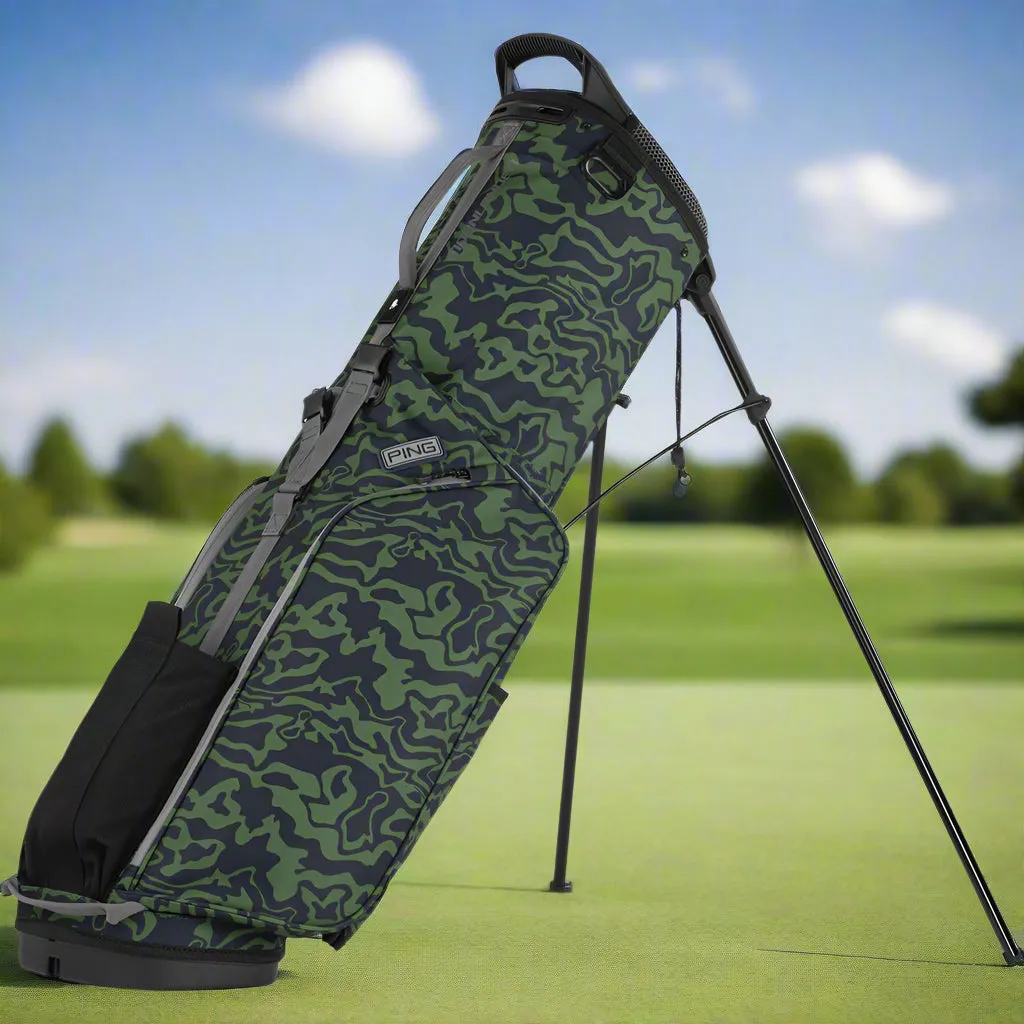 Ping Moonlander 244 Stand Bag - Navy/Green, Golf practice balls, Golf rule book 2024, Graphite golf shafts