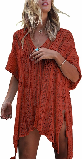 HARHAY Women's Summer Swimsuit Bikini 2023 Beach Swimwear Crochet Cover up