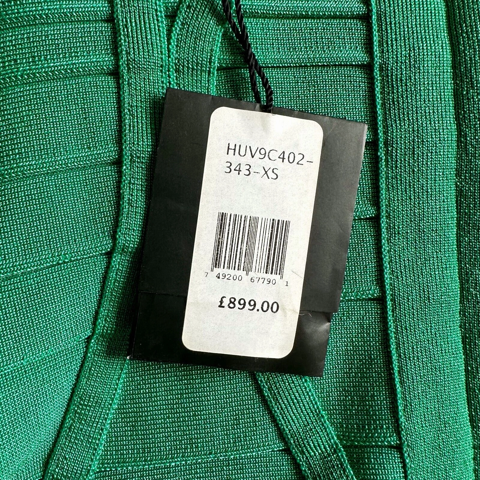 HERVE LEGER Emmalie Green Bandage Halterneck Club Party Swimsuit