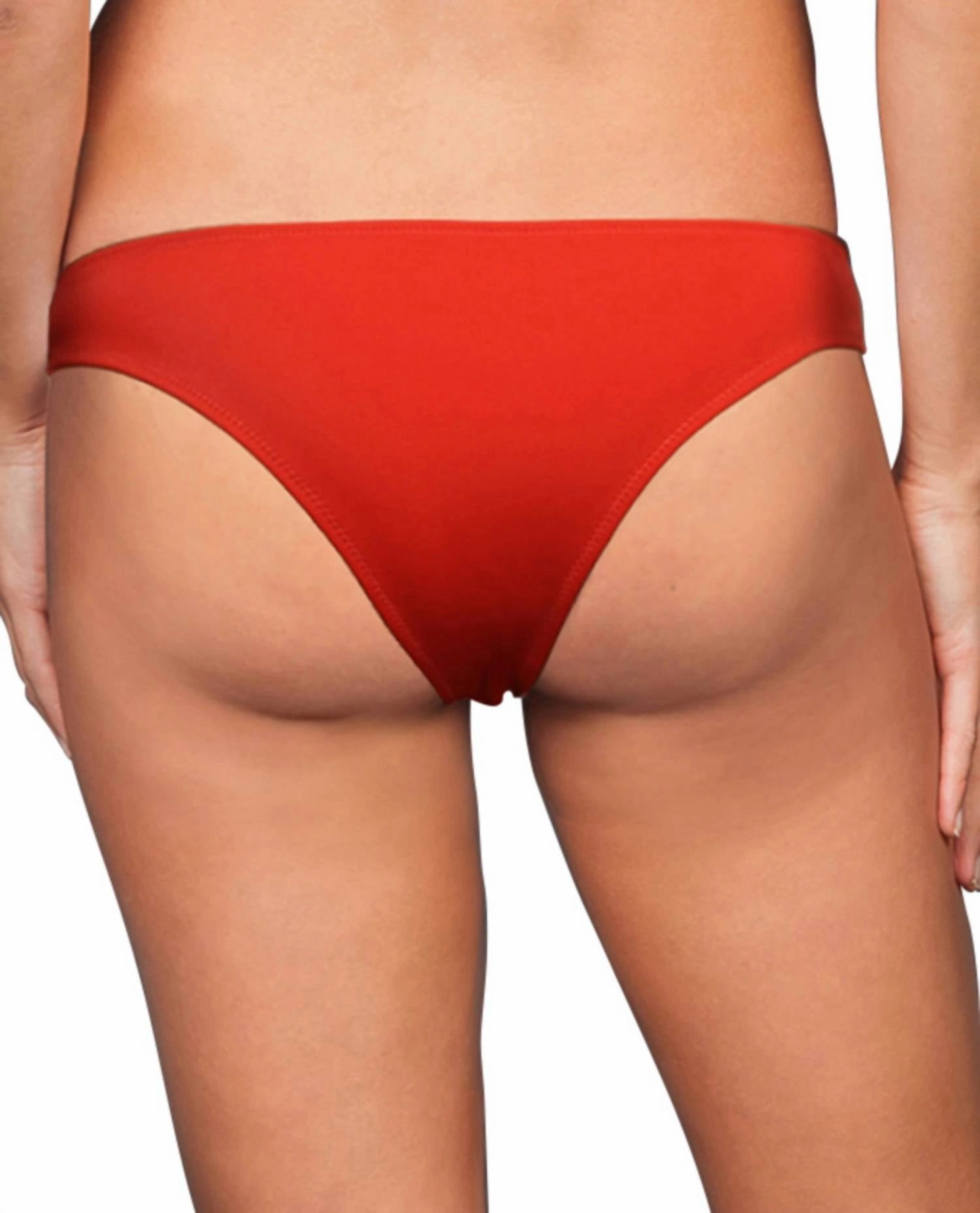 Hipster Bikini Bottom In Persimmon