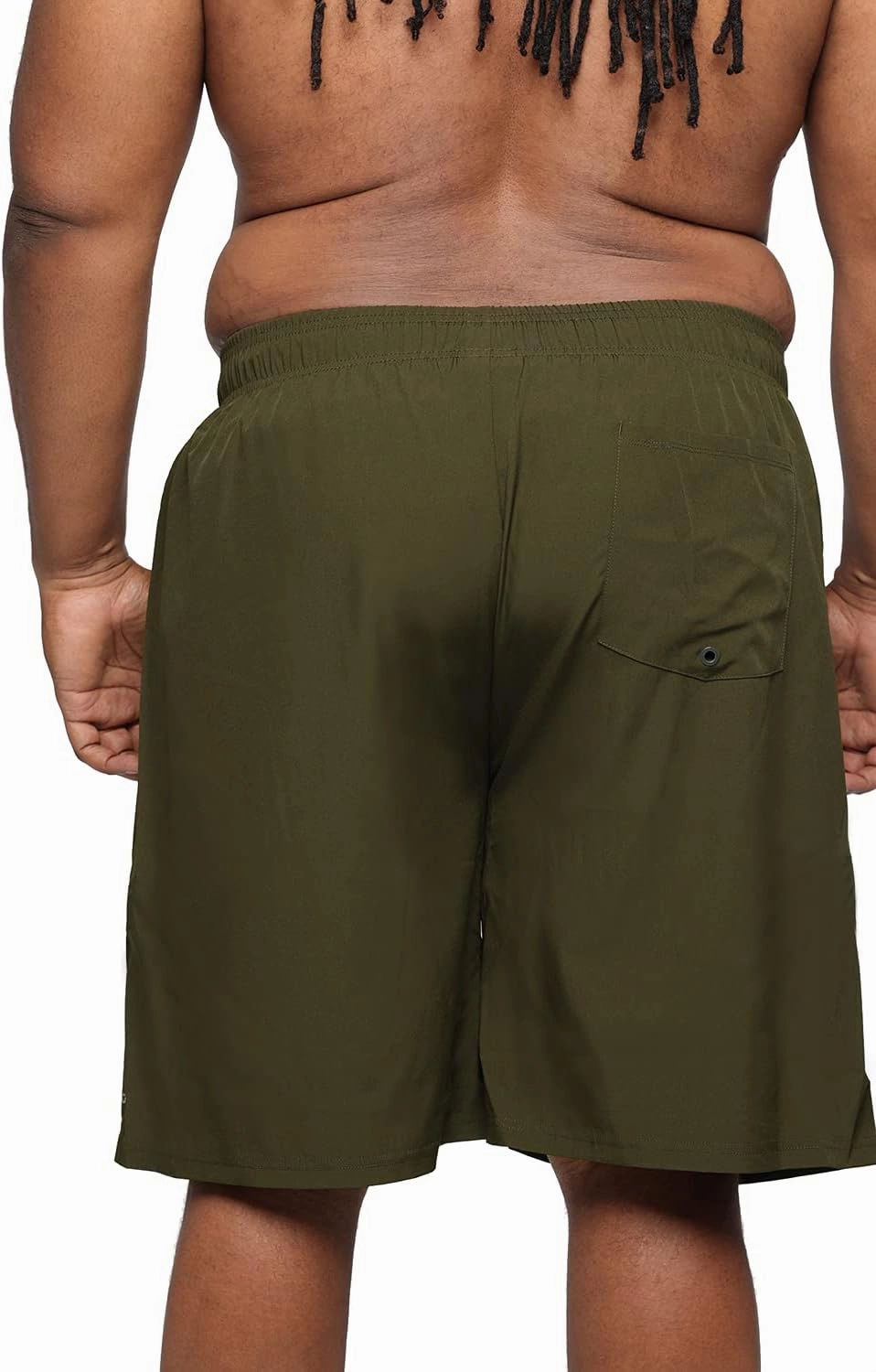 HOdo Mens Big and Tall Swim Trunks 11 inch with Mesh Liner 2X-7X