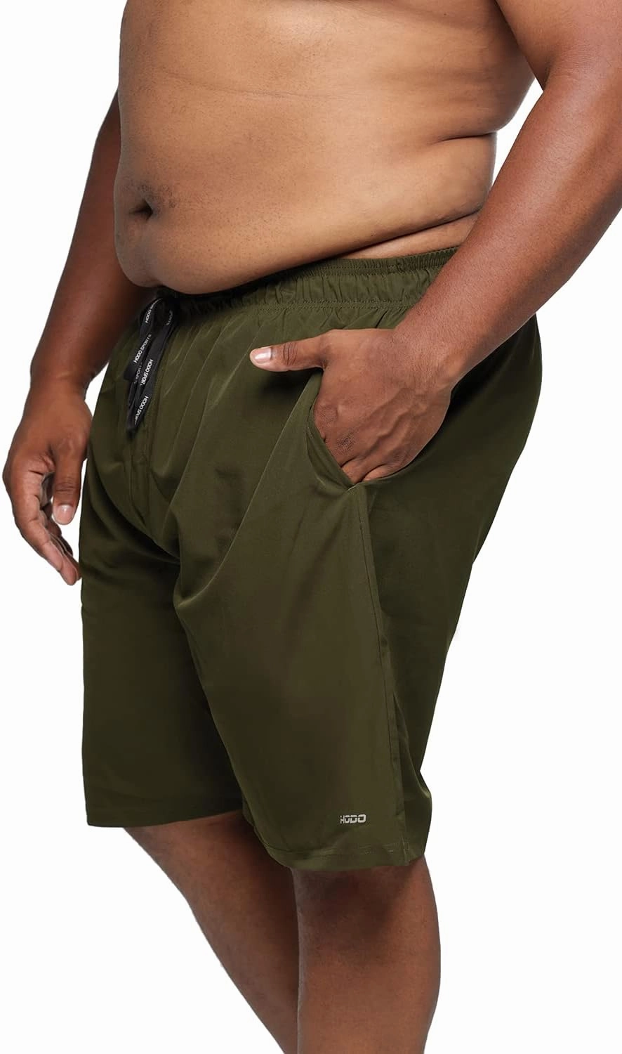 HOdo Mens Big and Tall Swim Trunks 11 inch with Mesh Liner 2X-7X