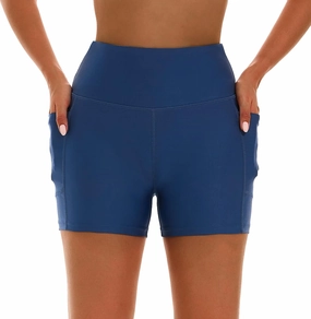 HODOSPORTS Women's 3''/5''/7''/9'' Swim Shorts UPF 50  High Waisted Board Shorts with Pockets Liner Quick Dry Swimsuit Bottom