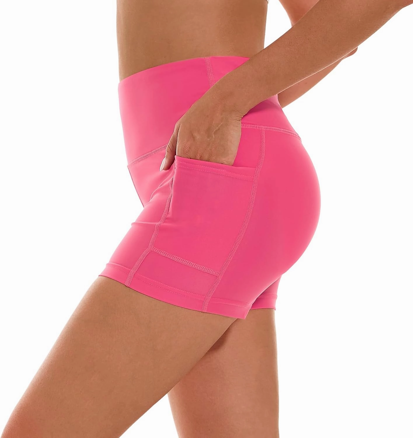 HODOSPORTS Women's 3''/5''/7''/9'' Swim Shorts UPF 50  High Waisted Board Shorts with Pockets Liner Quick Dry Swimsuit Bottom