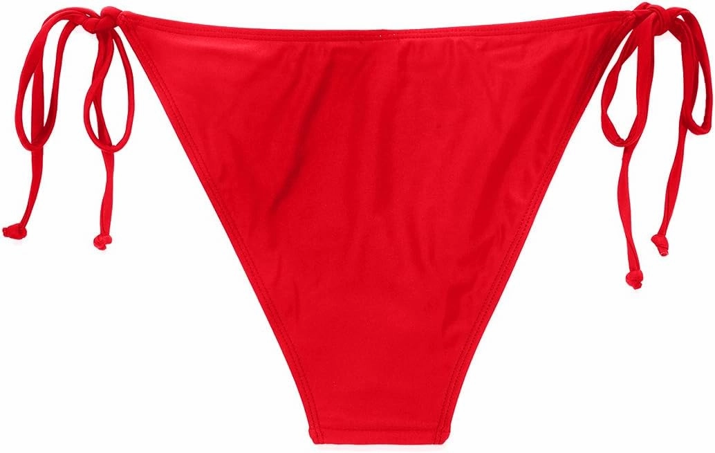 Holipick Bikini Bottoms for Women String Bathing Suit Bottom with Moderate Coverage Low Waist Swim Bottom
