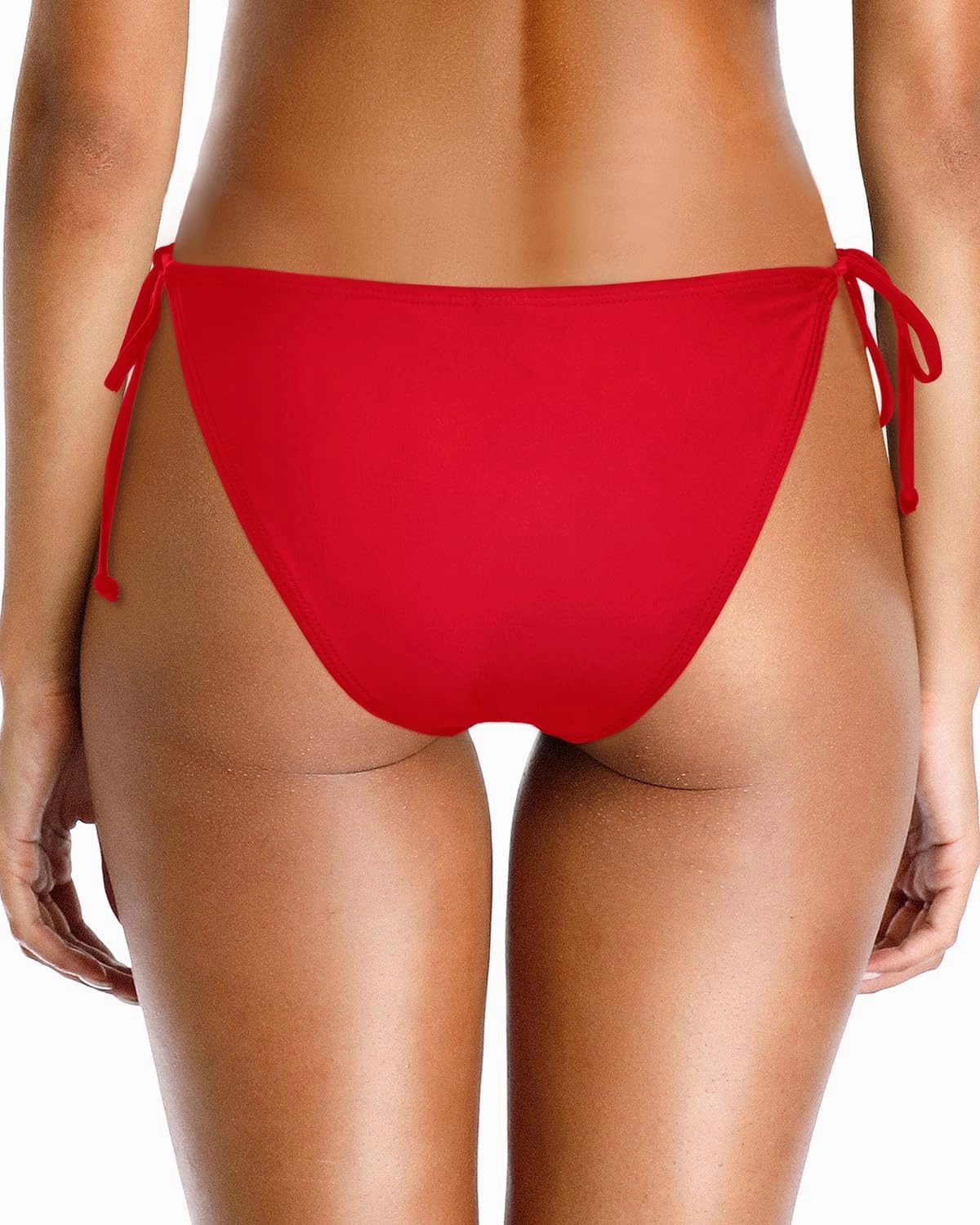 Holipick Bikini Bottoms for Women String Bathing Suit Bottom with Moderate Coverage Low Waist Swim Bottom