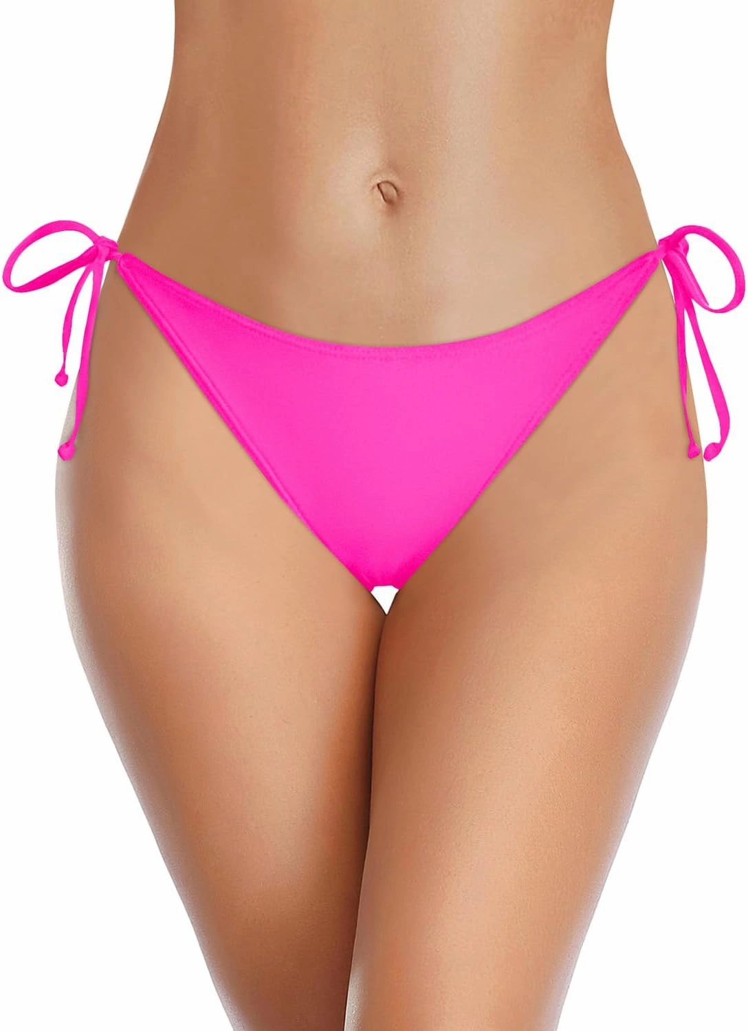 Holipick Bikini Bottoms for Women String Bathing Suit Bottom with Moderate Coverage Low Waist Swim Bottom