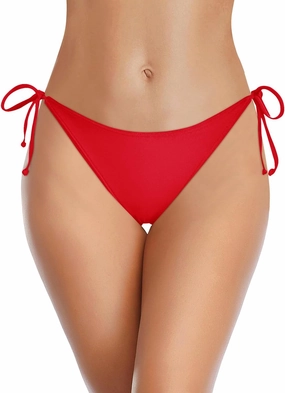 Holipick Bikini Bottoms for Women String Bathing Suit Bottom with Moderate Coverage Low Waist Swim Bottom