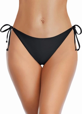 Holipick Bikini Bottoms for Women String Bathing Suit Bottom with Moderate Coverage Low Waist Swim Bottom
