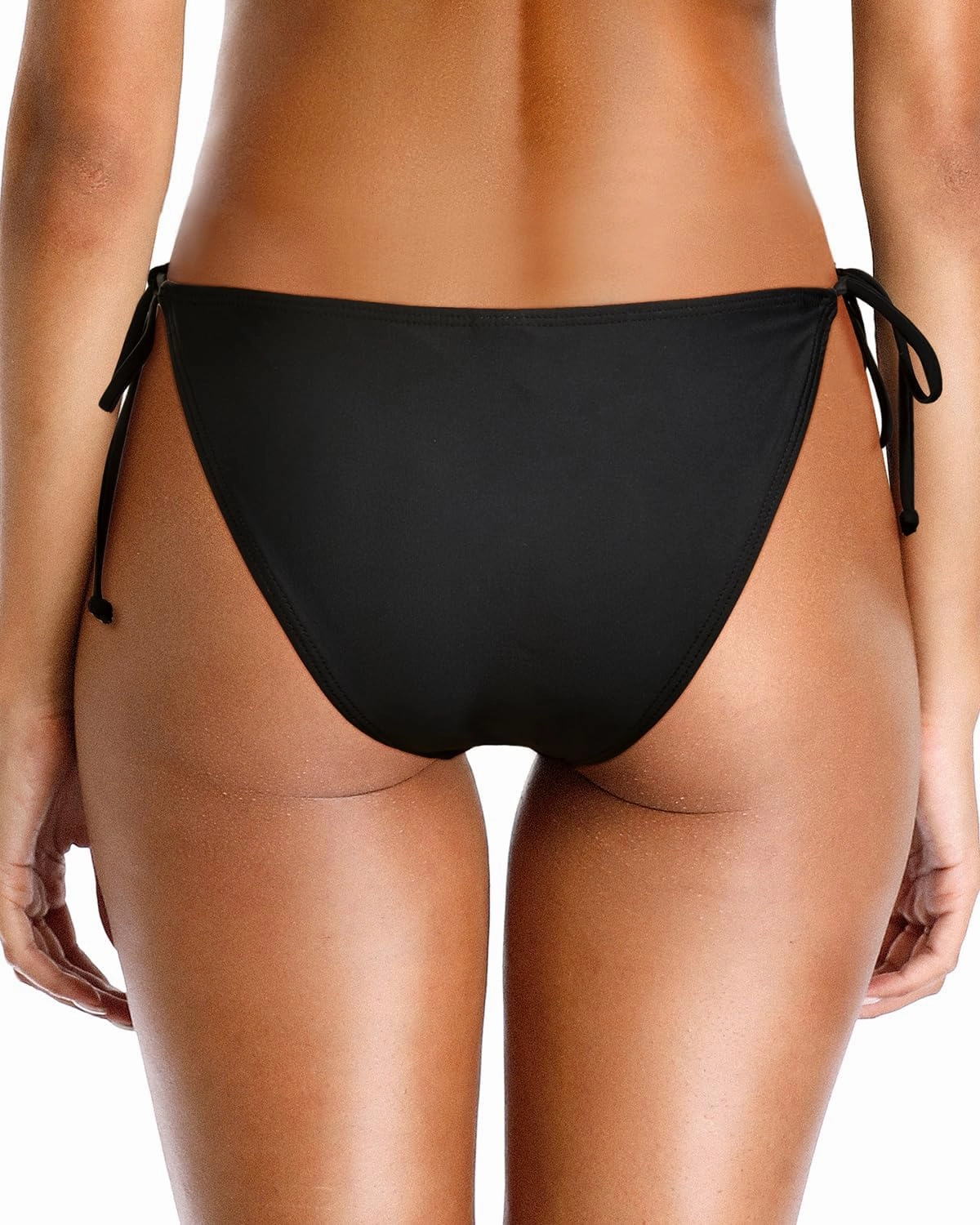 Holipick Bikini Bottoms for Women String Bathing Suit Bottom with Moderate Coverage Low Waist Swim Bottom