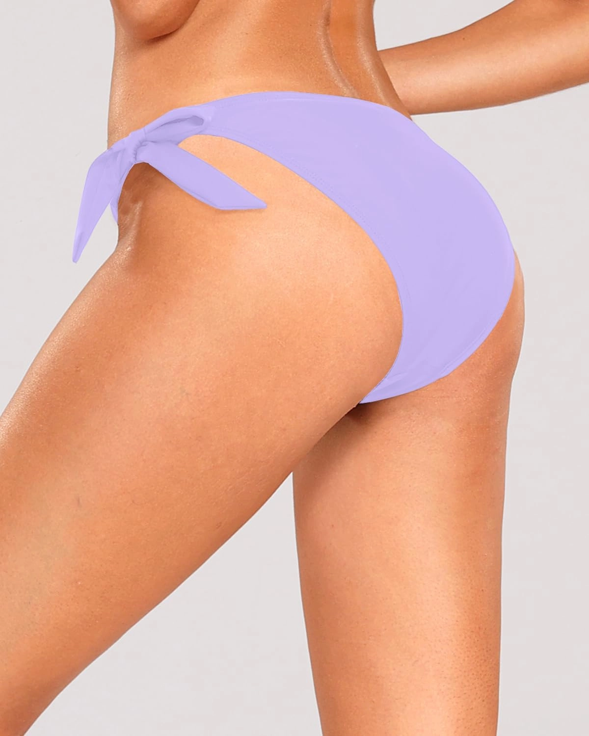 Holipick Bikini Bottoms for Women String Swim Bottom Adjustable Side Tie Bikini Bottom Low Rise Swimsuit Bottom