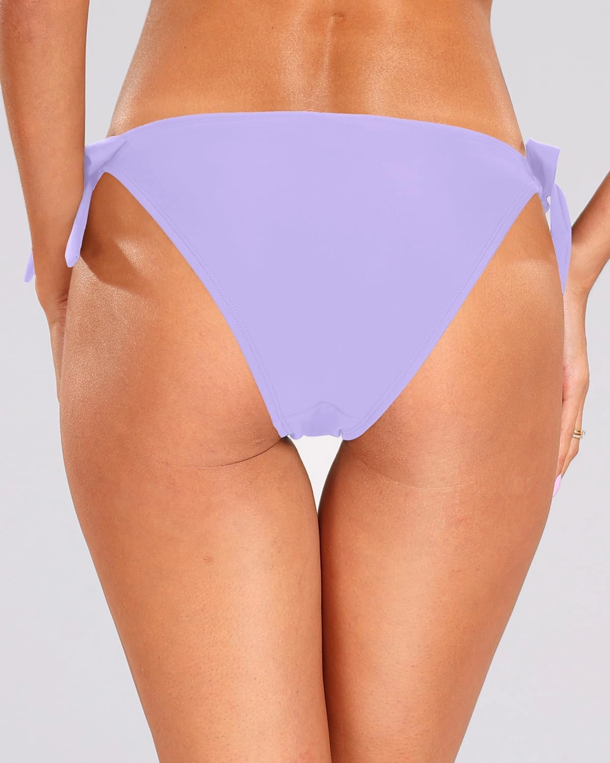 Holipick Bikini Bottoms for Women String Swim Bottom Adjustable Side Tie Bikini Bottom Low Rise Swimsuit Bottom