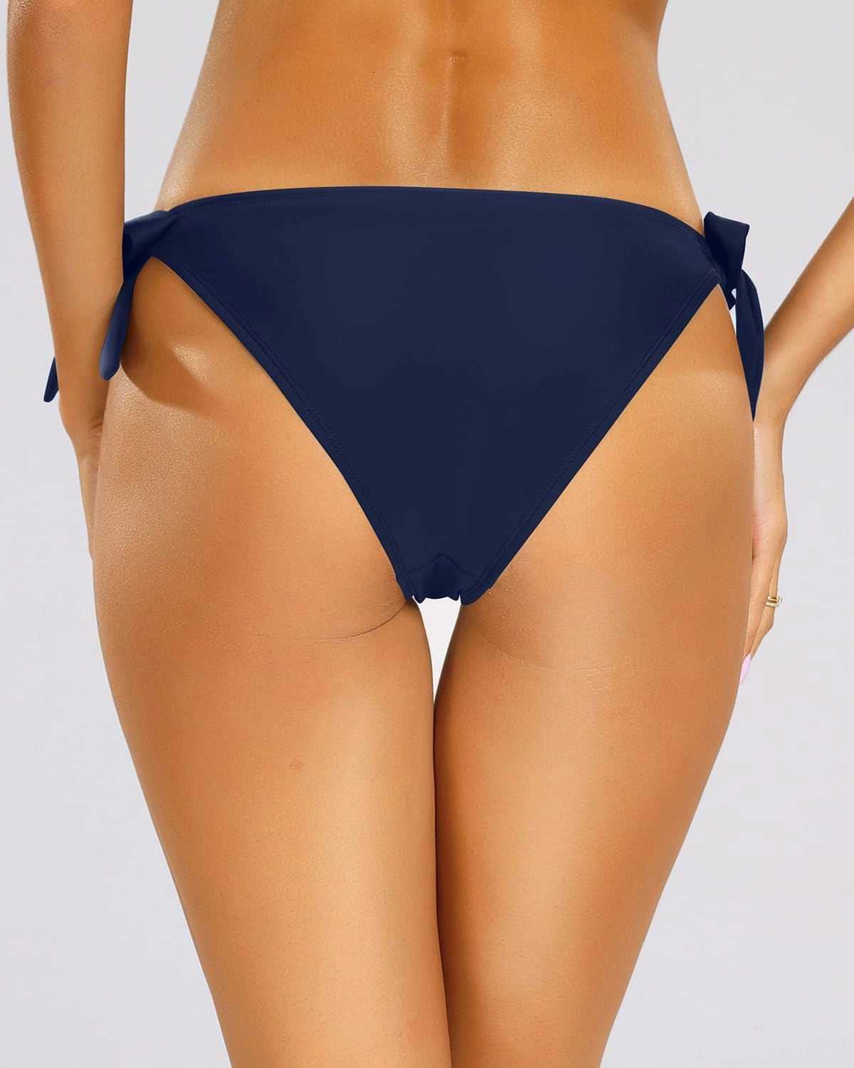 Holipick Bikini Bottoms for Women String Swim Bottom Adjustable Side Tie Bikini Bottom Low Rise Swimsuit Bottom