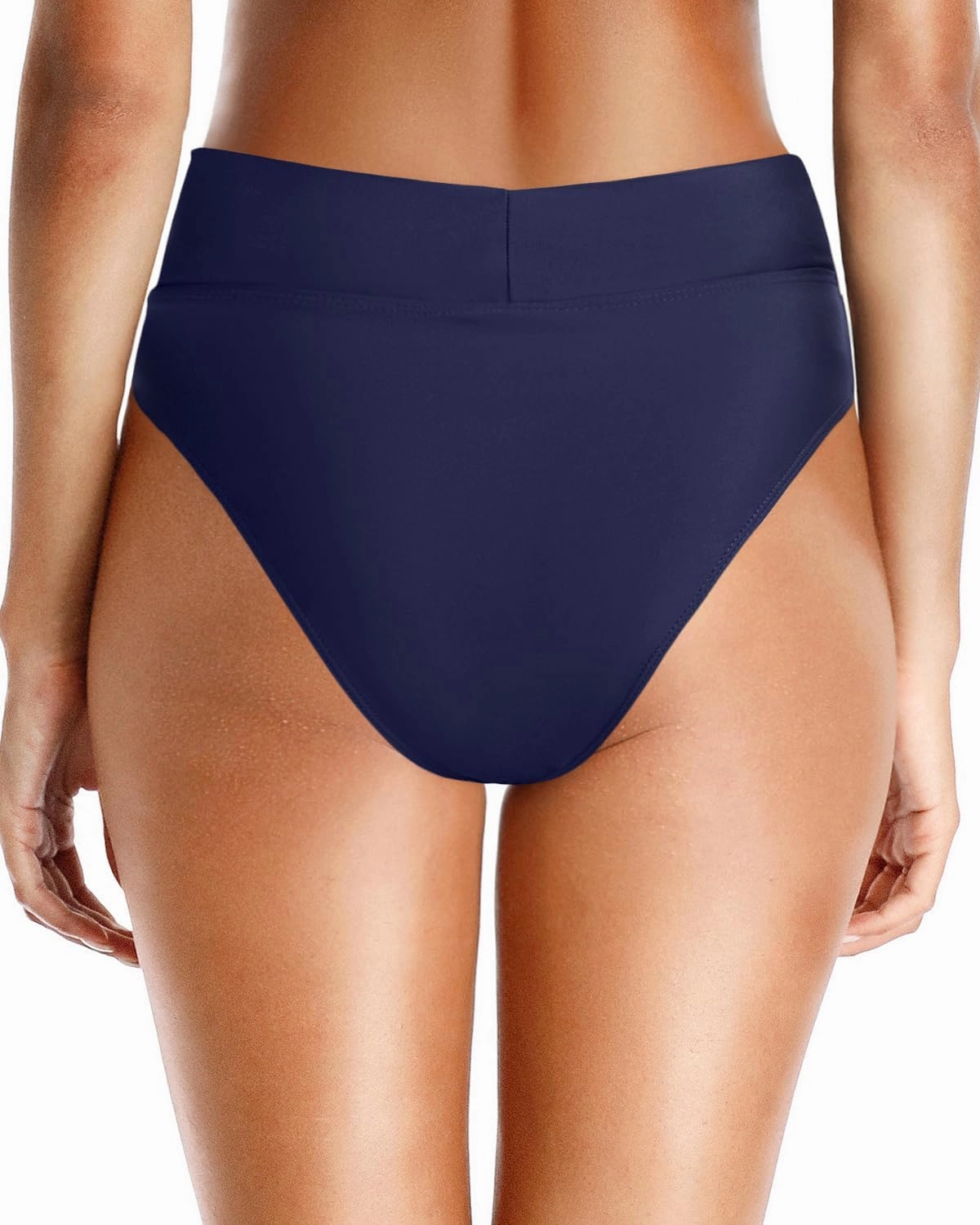 Holipick High Waisted Bikini Bottoms - V Cut Bathing Suit Bottom Moderate Coverage Swim Bottom