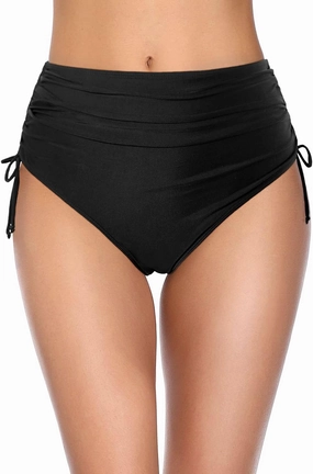 Holipick Swimsuit Bottoms for Women - High Waisted Bikini Bottoms Tie Side Tummy Control Bathing Suit Bottom