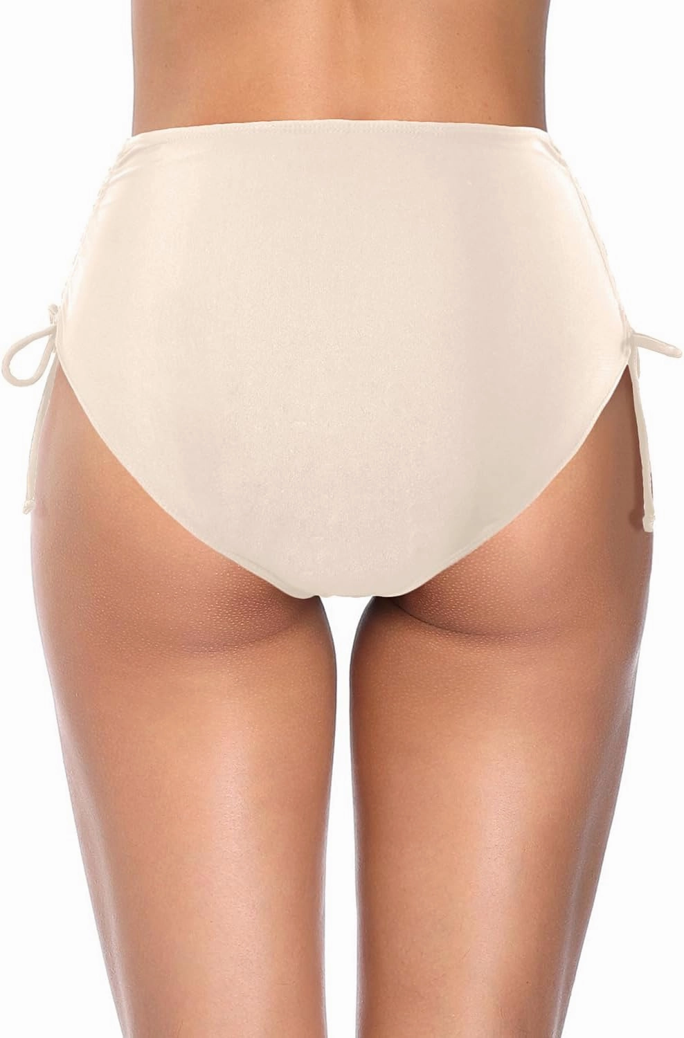 Holipick Swimsuit Bottoms for Women - High Waisted Bikini Bottoms Tie Side Tummy Control Bathing Suit Bottom