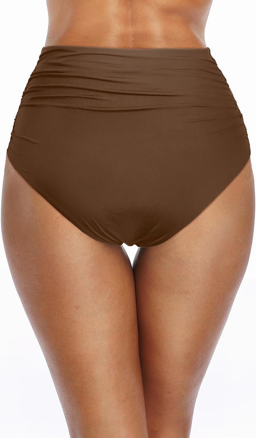 Holipick Women High Waisted Bikini Bottom Full Coverage Bikini Bottom Tummy Control Swim Bottom