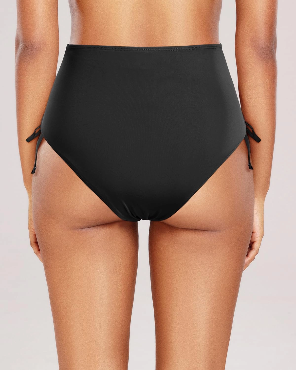 Holipick Women High Waisted Bikini Bottoms Tummy Control Swimsuit Bottoms Strappy Swim Bottom