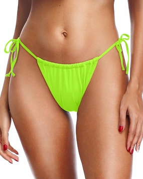 Holipick Women Side Tie Swim Bottom Moderate Coverage Bikini Bottom Sexy String Swimsuit Bathing Suit Bottom