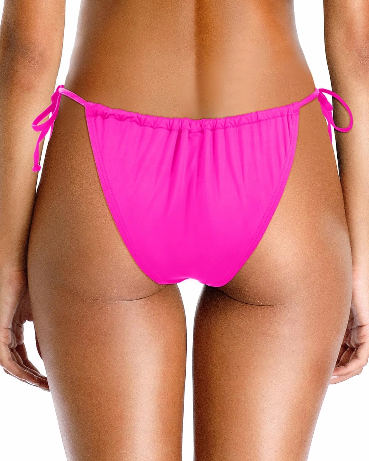 Holipick Women Side Tie Swim Bottom Moderate Coverage Bikini Bottom Sexy String Swimsuit Bathing Suit Bottom