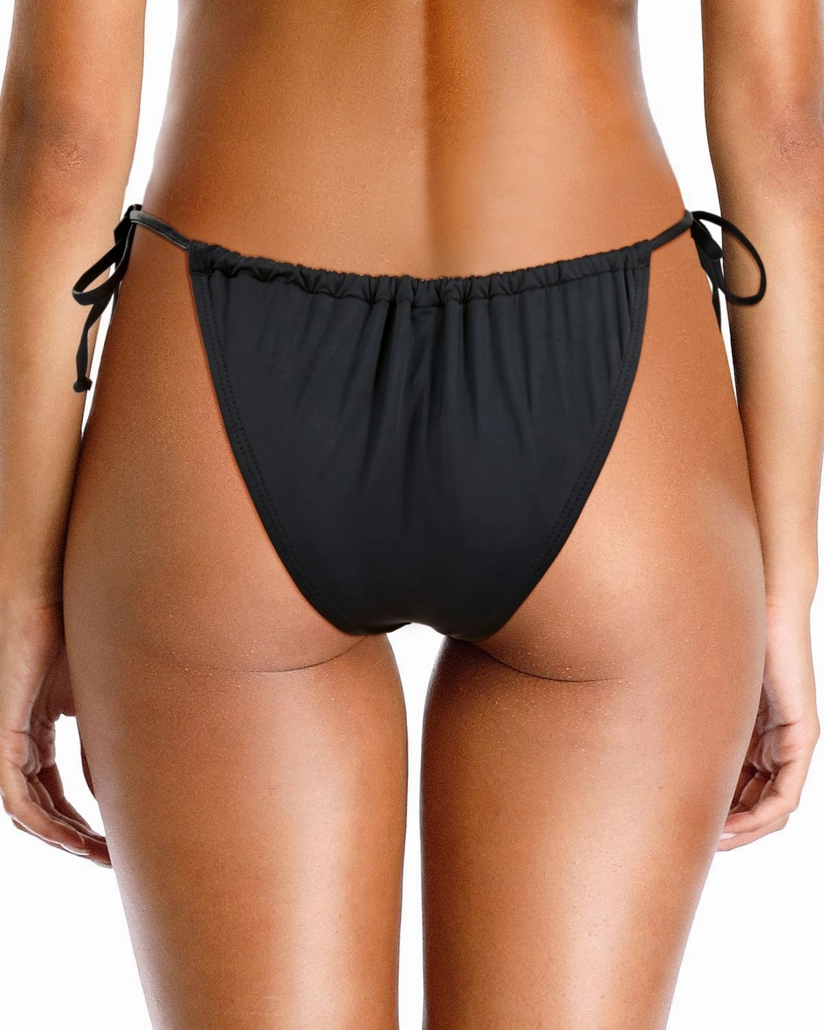 Holipick Women Side Tie Swim Bottom Moderate Coverage Bikini Bottom Sexy String Swimsuit Bathing Suit Bottom