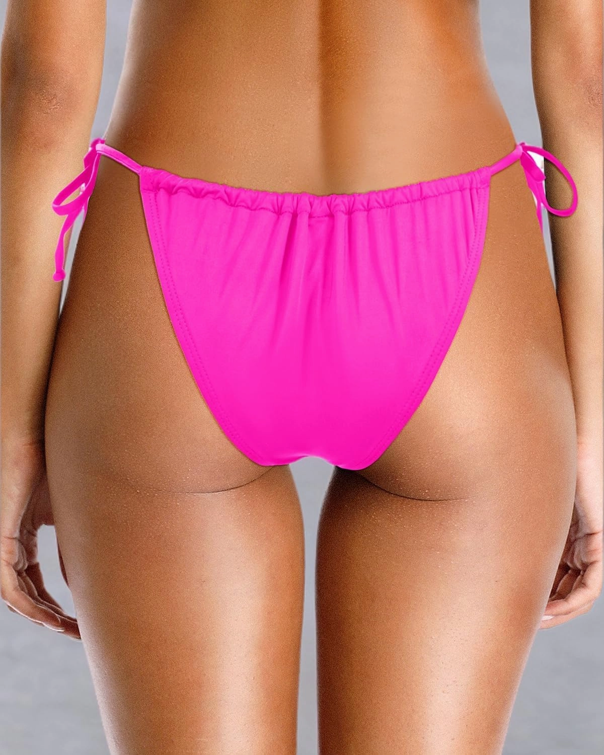 Holipick Women Side Tie Swim Bottom Moderate Coverage Bikini Bottom Sexy String Swimsuit Bathing Suit Bottom