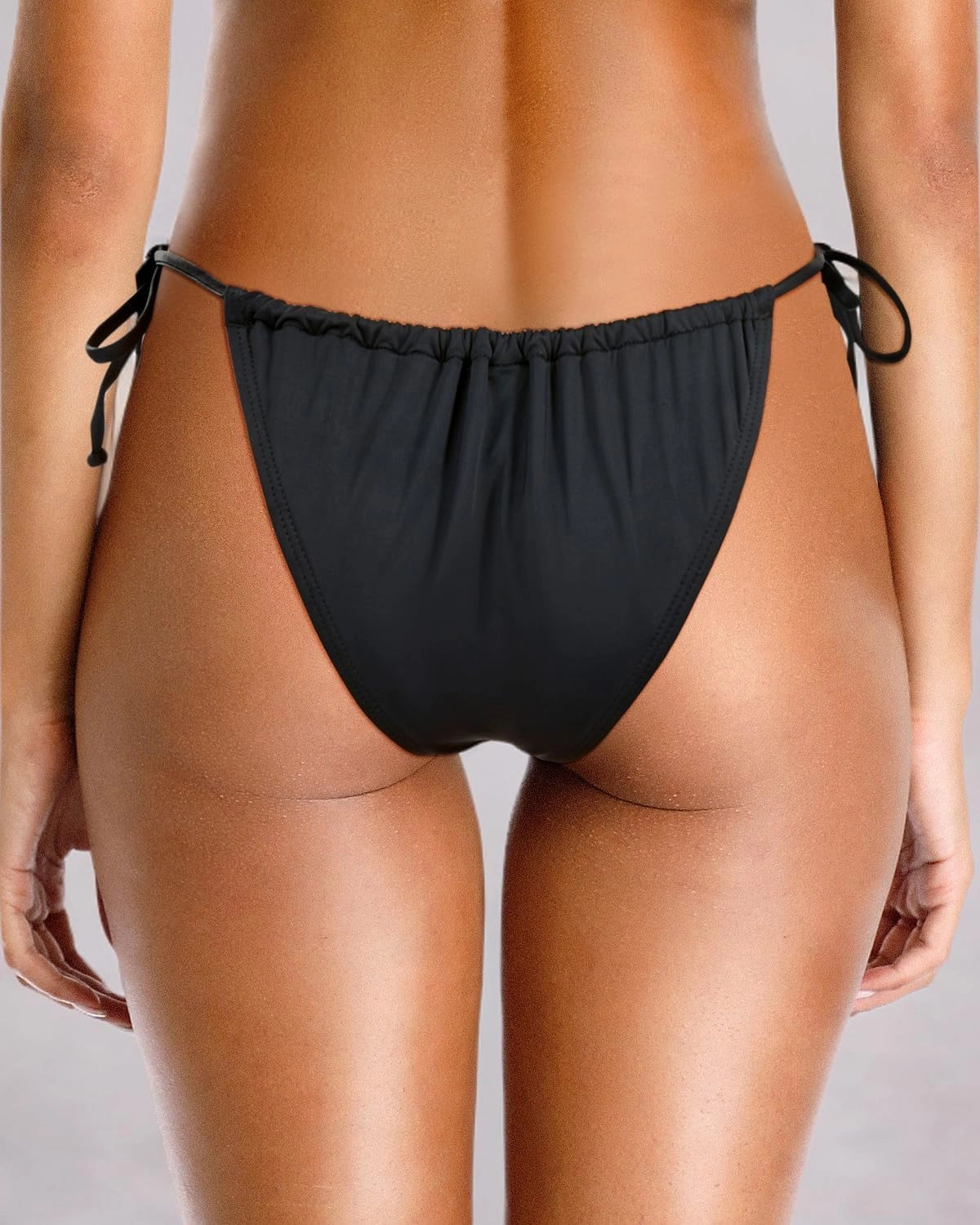 Holipick Women Side Tie Swim Bottom Moderate Coverage Bikini Bottom Sexy String Swimsuit Bathing Suit Bottom