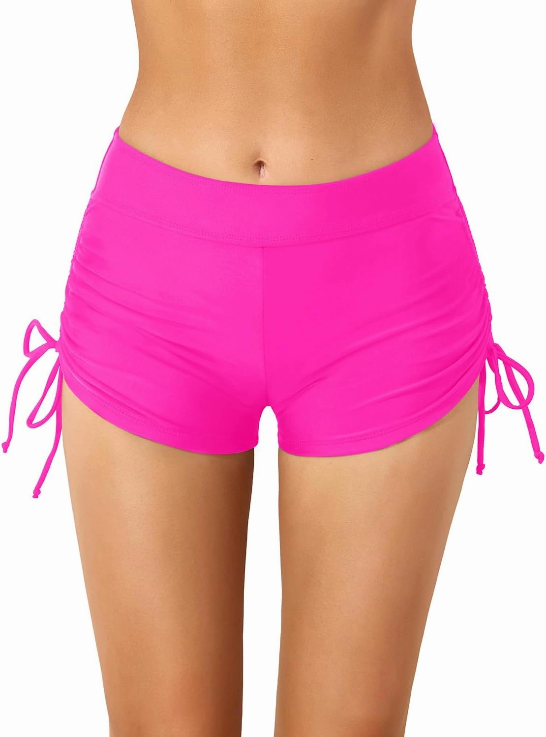 Holipick Women Swim Shorts Tummy Control Swim Bottoms Boyleg Swimsuits Shorts Bathing Suit Bikini Bottoms