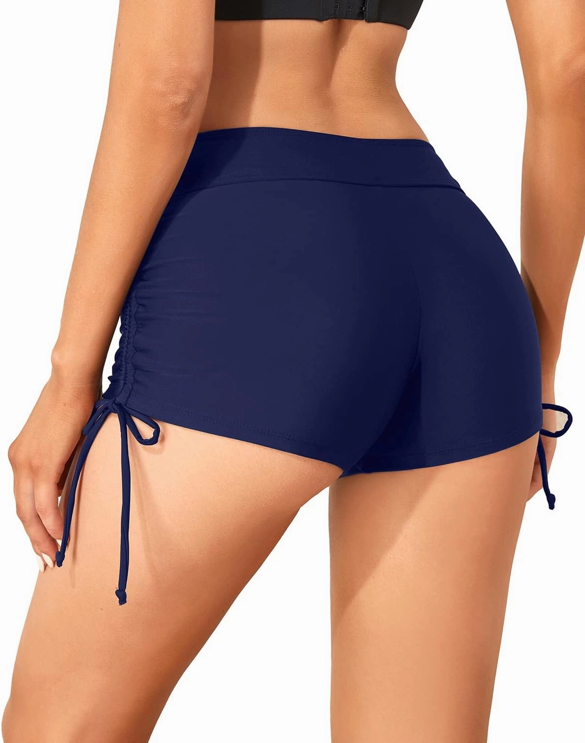 Holipick Women Swim Shorts Tummy Control Swim Bottoms Boyleg Swimsuits Shorts Bathing Suit Bikini Bottoms