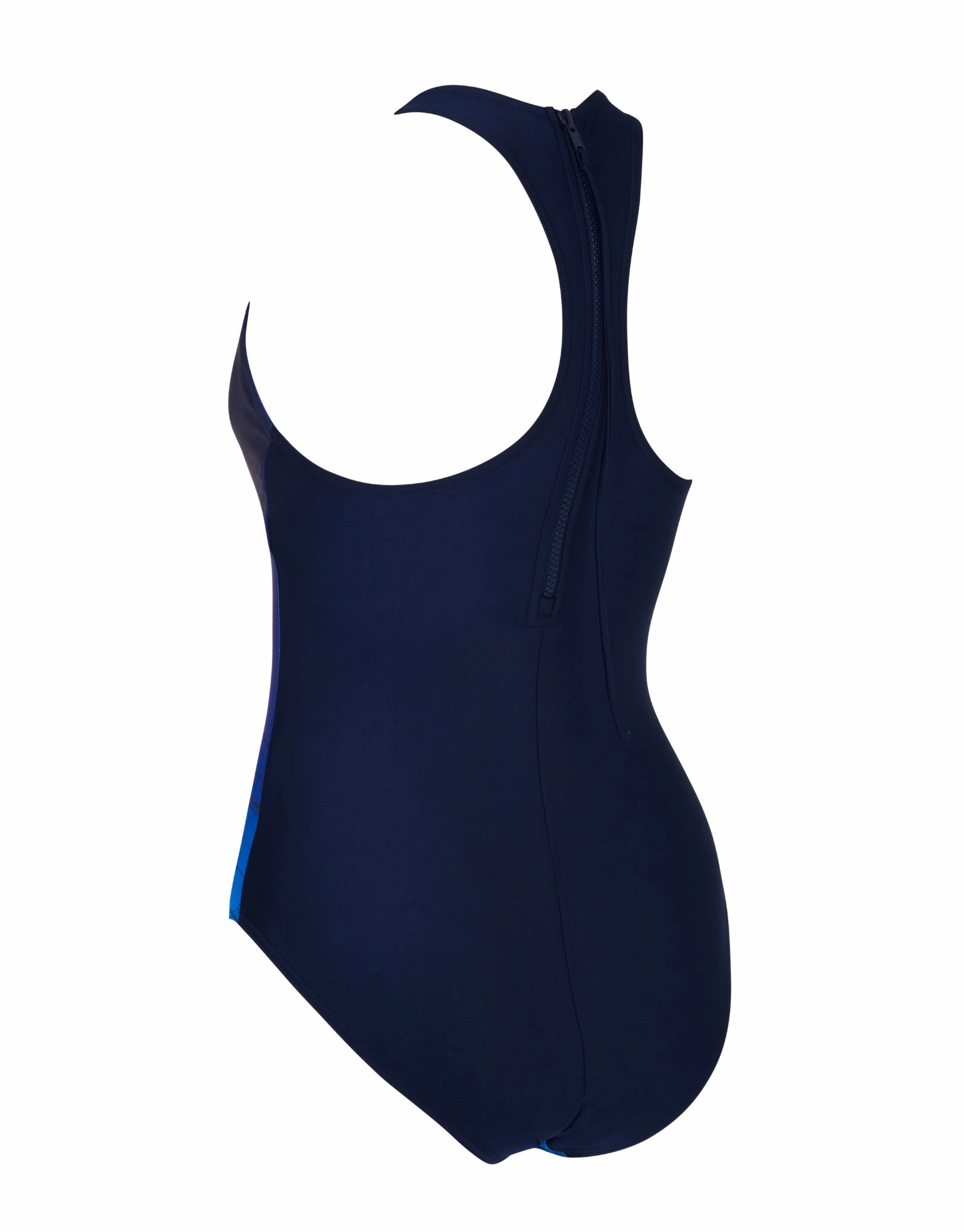 Honor Zip Back Swimsuit - Blue