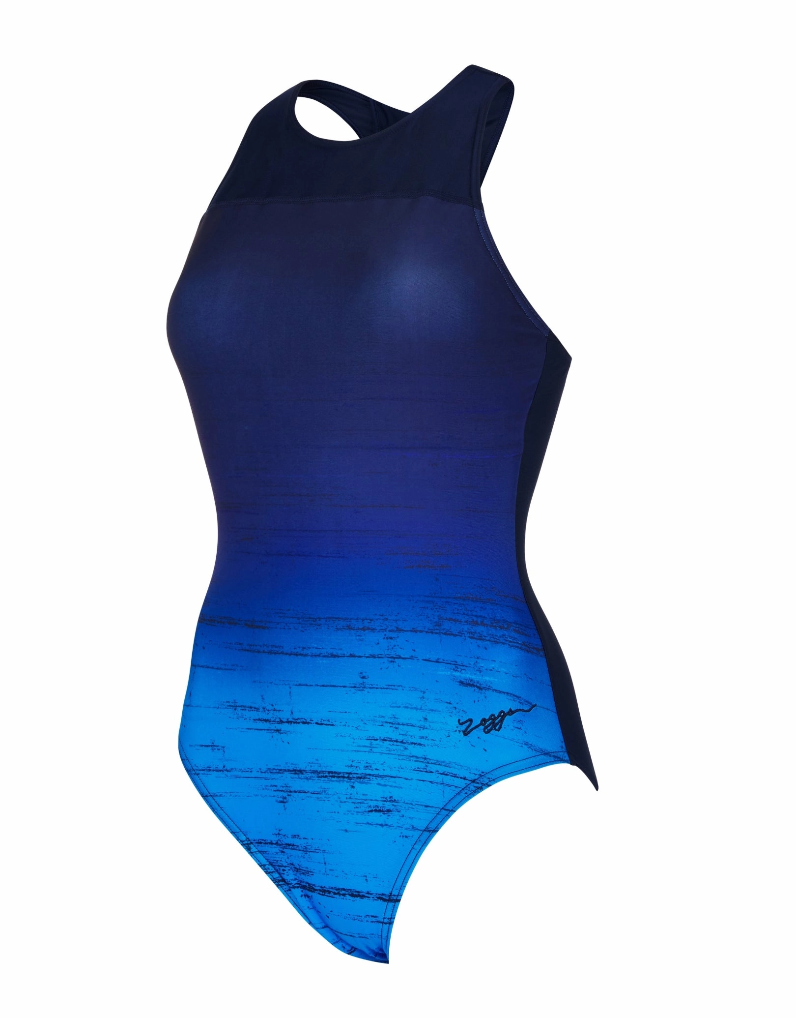 Honor Zip Back Swimsuit - Blue