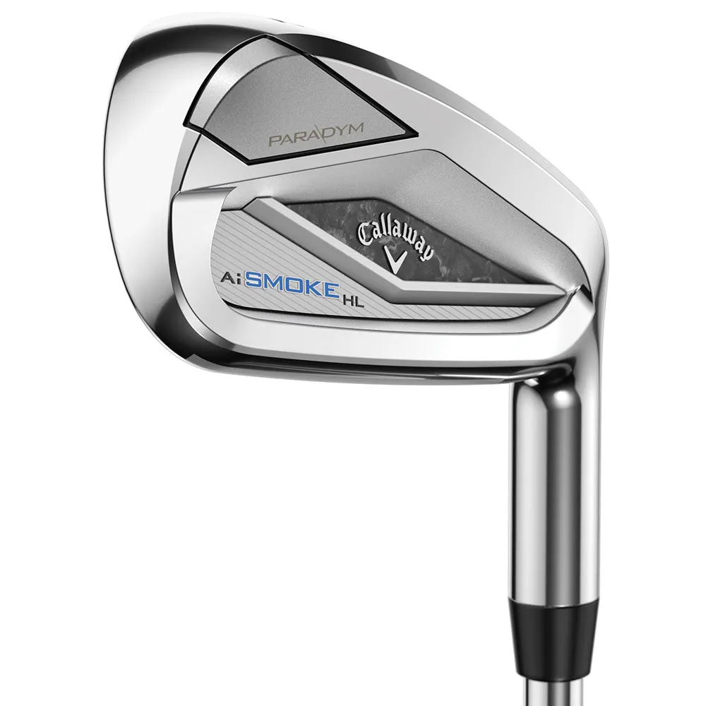 Callaway Paradym Ai Smoke High Launch Single Irons - Steel, Waterproof golf jacket, Electric golf trolley