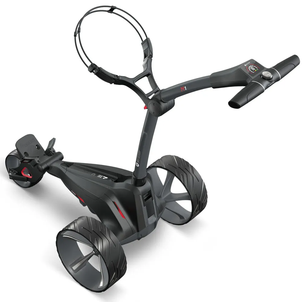 Motocaddy M1 Electric Golf Trolley - Graphite, Best waterproof golf shoes for walking, Golf accessories for beginners, Golf club fitting near me