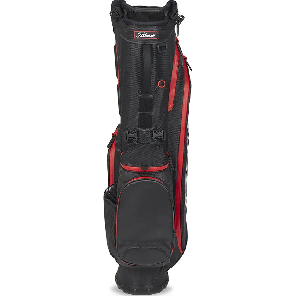 Titleist Players 4 StaDry Waterproof Stand Bag - Black/Black/Red, Golf club cleaning brush, Best golf irons
