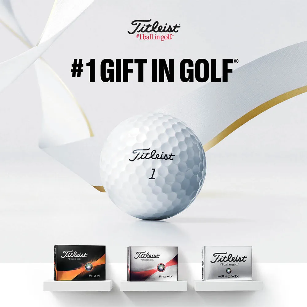 Titleist Pro V1x Left Dash Golf Balls - White - 12 Pack, Golf fitness equipment, Golf travel case, Golf mat for home