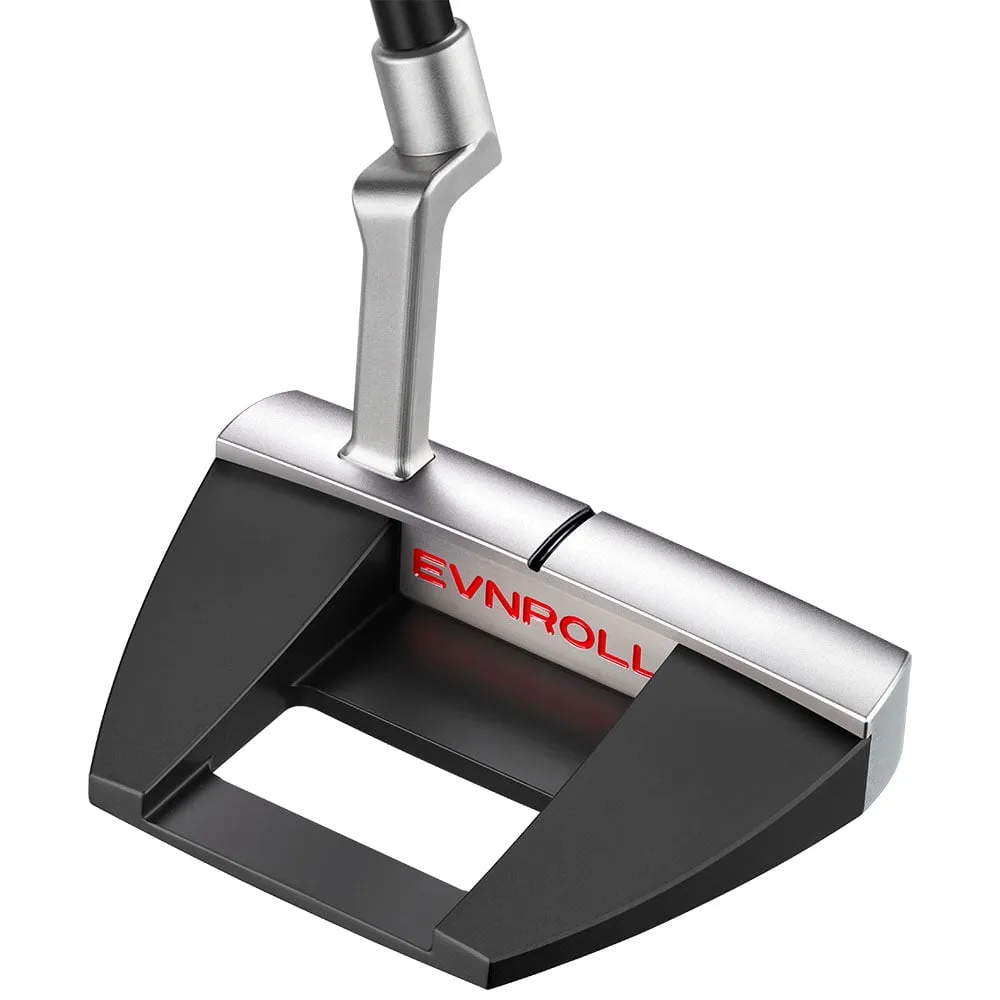 Evnroll EV5.3 Duo Short Plumber Players Mallet Putter - 355g, Golf gear for seniors, Golf hitting mat, Best golf gifts 2024