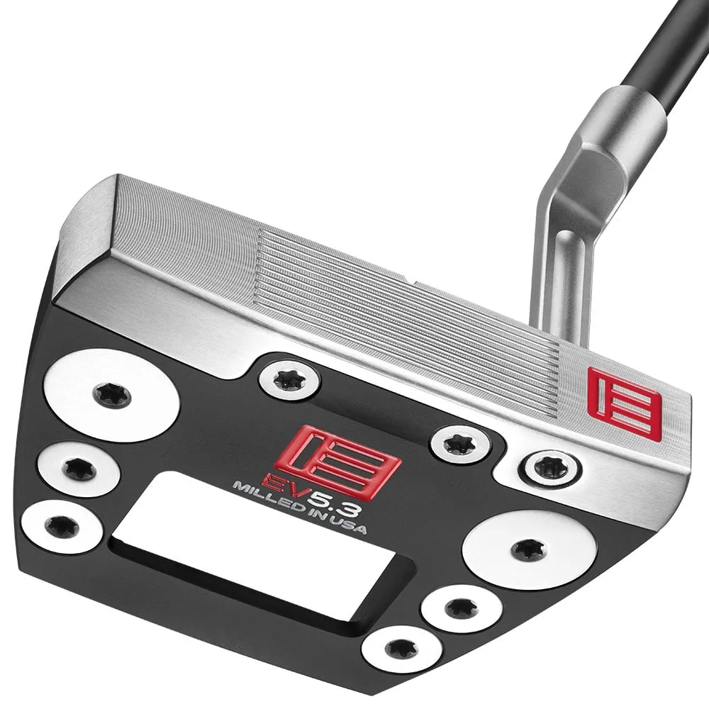 Evnroll EV5.3 Duo Short Plumber Players Mallet Putter - 355g, Golf hitting mat